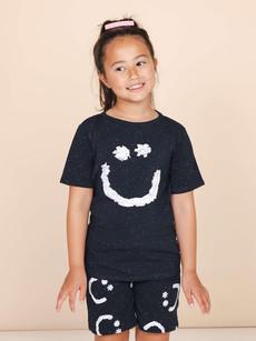 Smiles Black T-shirt Kinderen via SNURK