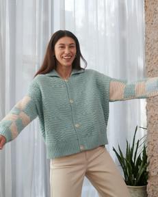 Prietema: Fantasy Sea Foam Crochet Cotton Jacket via Urbankissed