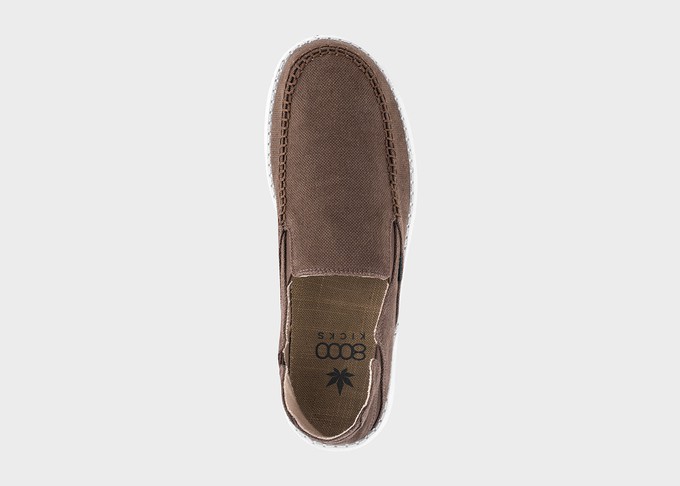 SunSlide Hemp Slip-on for Men in Dark Brown from 8000kicks