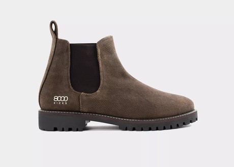 The Crossover Hemp Chelsea for Men in Dark Brown from 8000kicks