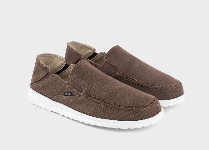 SunSlide Hemp Slip-on for Men in Dark Brown from 8000kicks