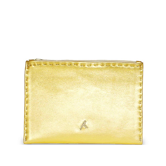 Embroidered Leather Pouch from Abury