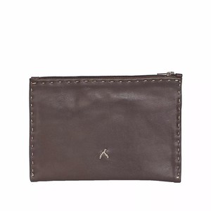 Embroidered Leather Pouch from Abury