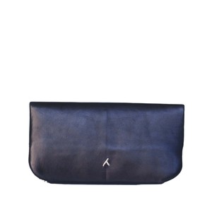 Bestickte Peace Clutch aus Leder from Abury