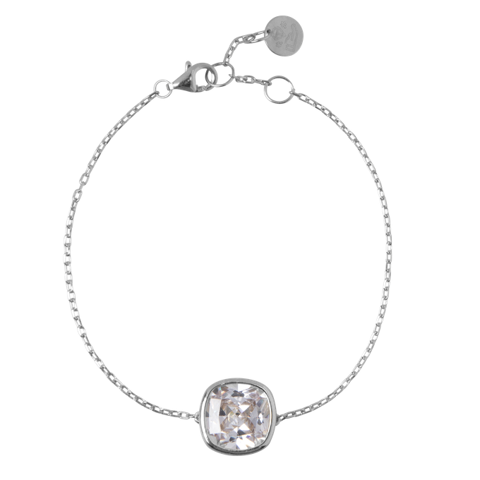 Pretty Cushion | Bracelet | Zilver Zirkonia from AdornPay