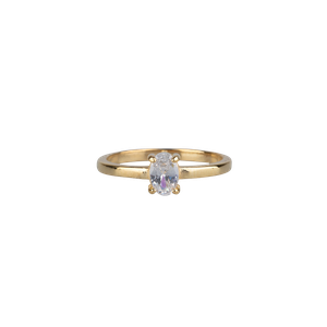 It's a Stone Thing | Ring | Goud Zirkonia from AdornPay