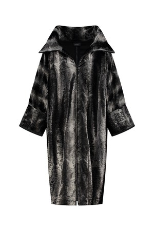 Maxi jas faux fur (viscose/katoen) from Aimmea