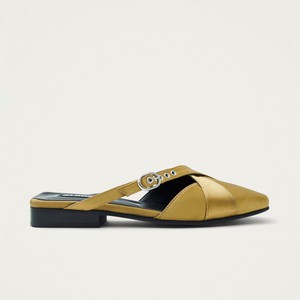 Adria Silky Gold Mules from Alohas