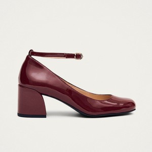 Antoine Onix Burgundy Leather Pumps from Alohas