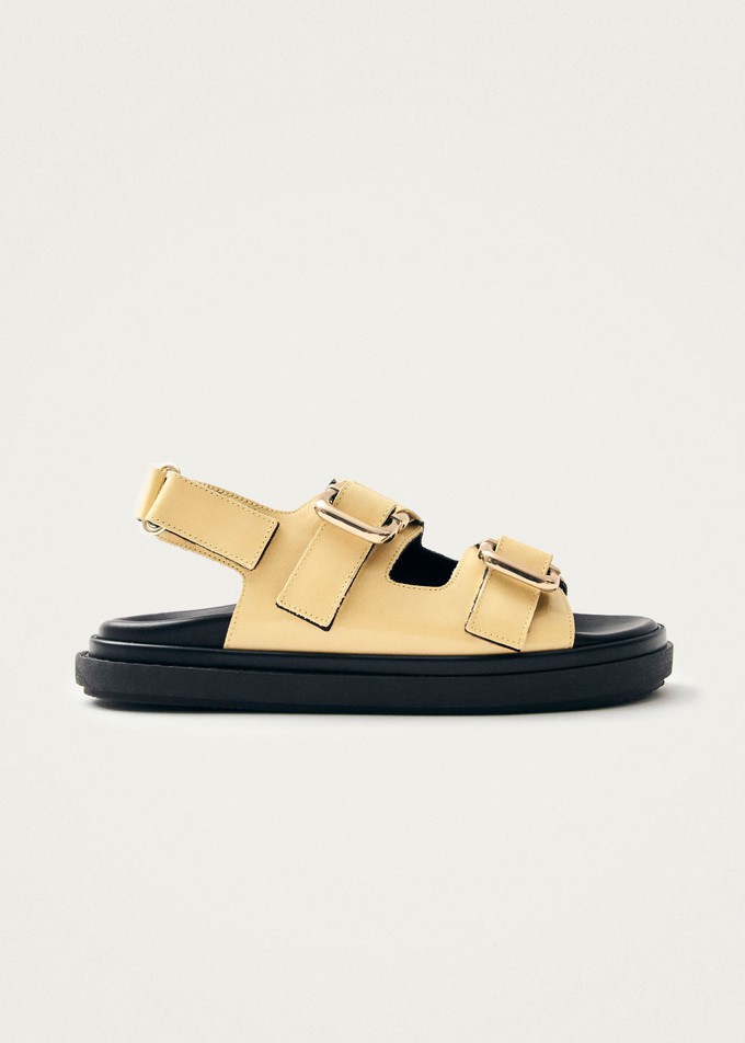 Harper Onix Vanilla Leather Sandals from Alohas