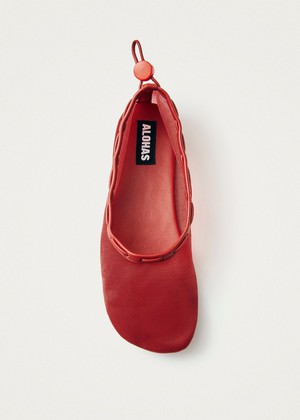 Gill Mesh Red Ballet Flats from Alohas