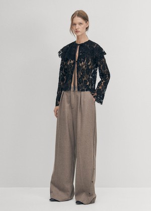 Tolpa Lace Black Blouse from Alohas