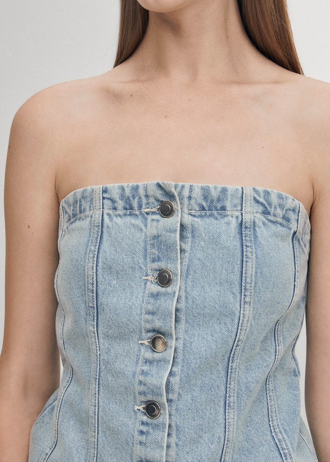 Troyes Blue Denim Tank from Alohas