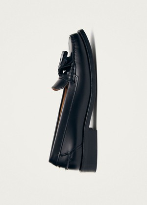 Terrane Black Leather Loafers from Alohas