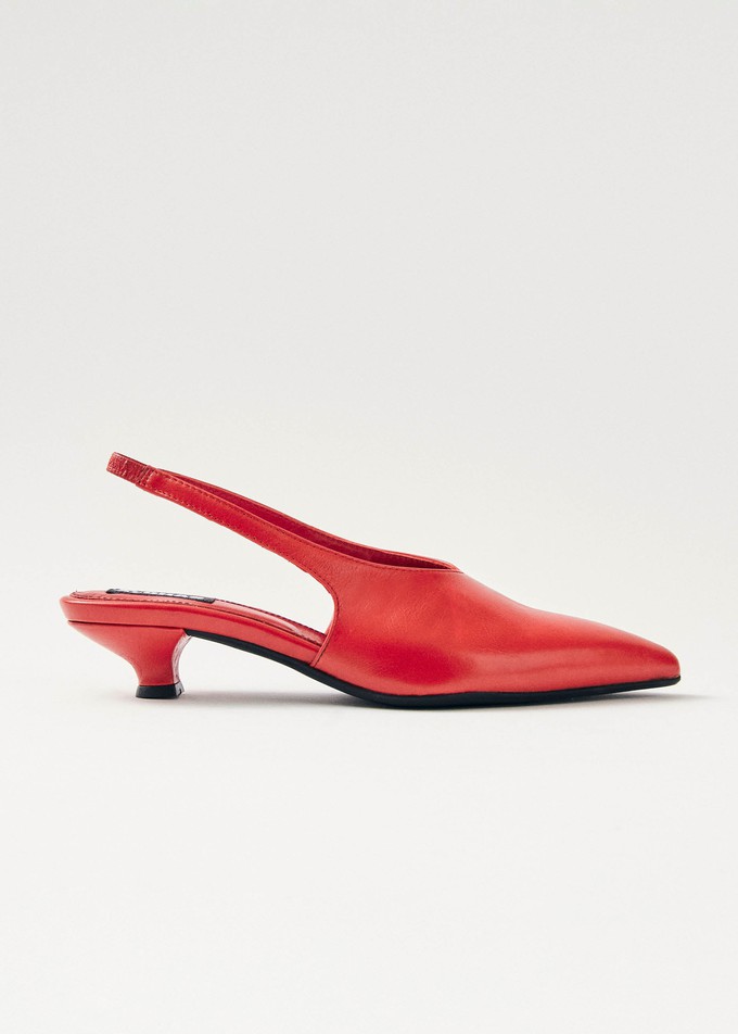 Eros Red Leather Pumps from Alohas