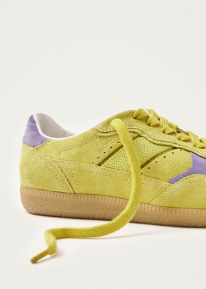 Tb.490 Rife Acid Green Leather Sneakers from Alohas