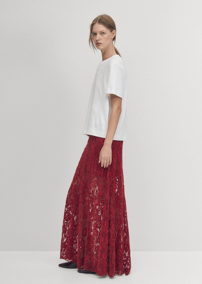 Bundi Lace Wine Skirt from Alohas