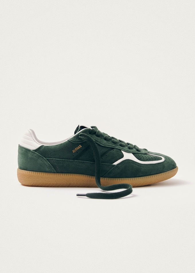 Tb.490 Rife Forest Green Leather Sneakers from Alohas