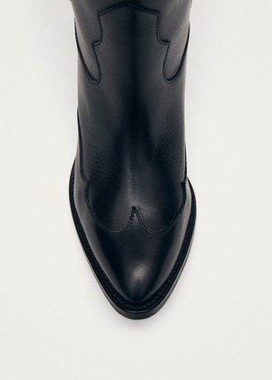 Liberty Black Leather Boots from Alohas