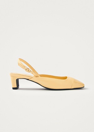 Lindy Bliss Vanilla Leather Pumps from Alohas