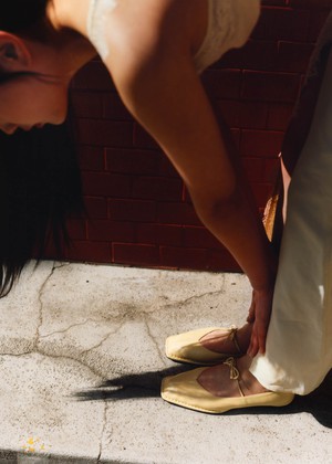 Sway Vanilla Leather Ballet Flats from Alohas