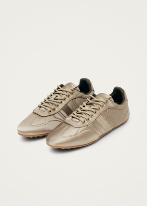 Tb.69 Rife Sheen Taupe Vegan Sneakers from Alohas