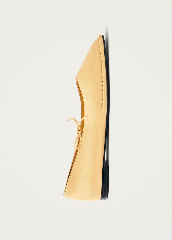 Sway Vanilla Leather Ballet Flats from Alohas