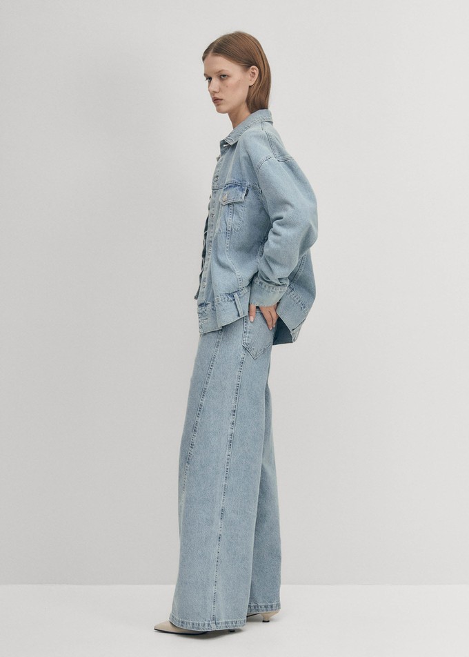 Magda Blue Denim Pants from Alohas