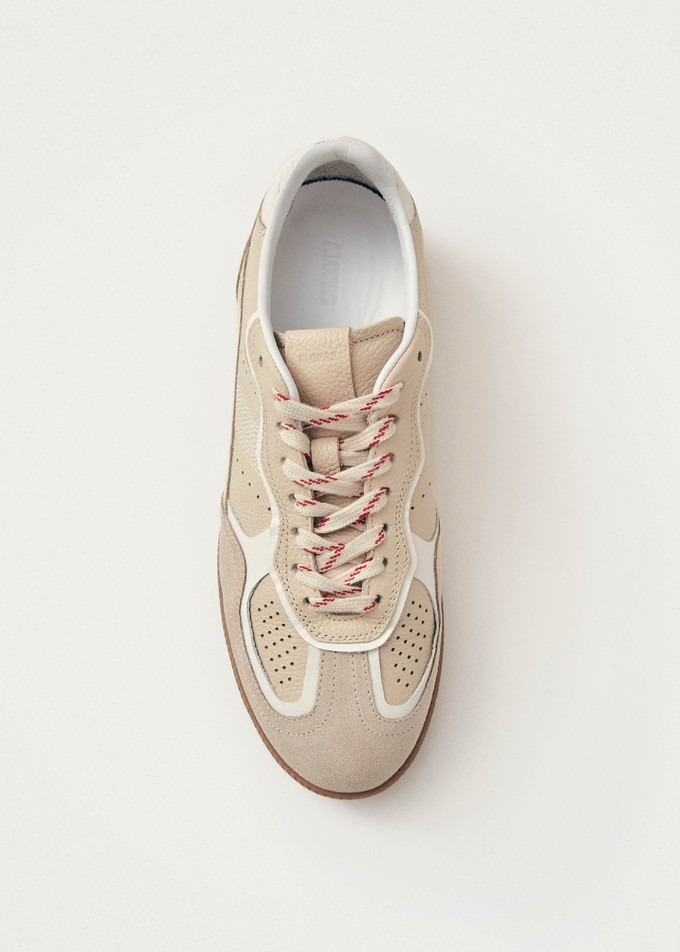 Tb.490 Rife Grain Cream Leather Sneakers from Alohas