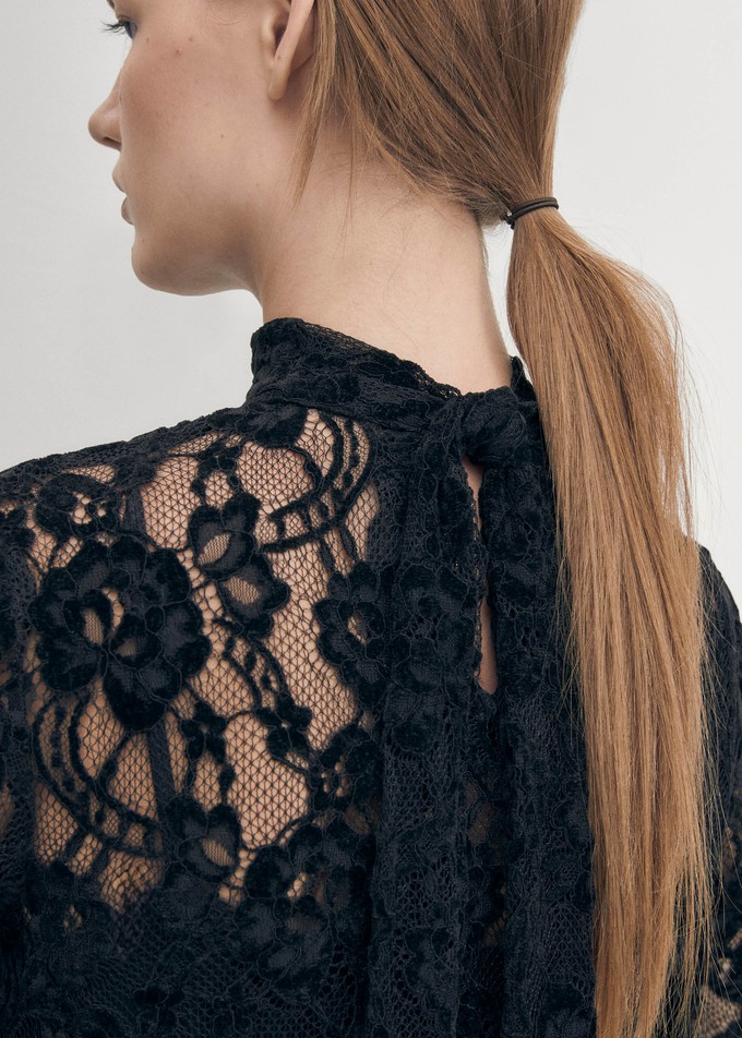 Tiban Lace Black Dress from Alohas