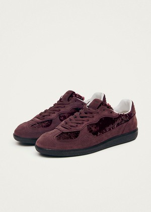 Tb.490 Glint Burgundy Leather Sneakers from Alohas