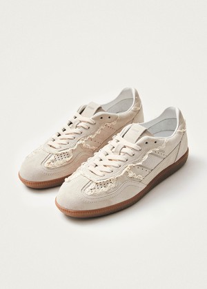 Tb.490 Crochet Cream Leather Sneakers from Alohas