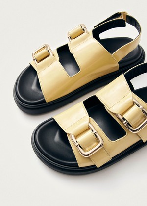 Harper Onix Vanilla Leather Sandals from Alohas