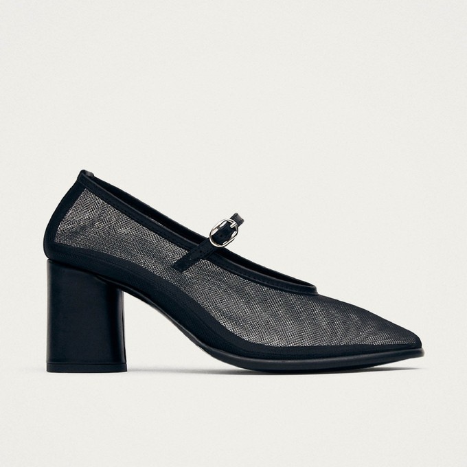 Esha Mesh Black Pumps from Alohas