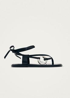 Morosia Black Leather Sandals via Alohas