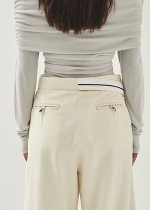 Moca Natural Trousers from Alohas