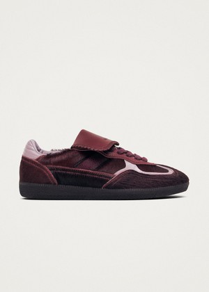 Tb.490 Club Soft Burgundy Leather Sneakers from Alohas