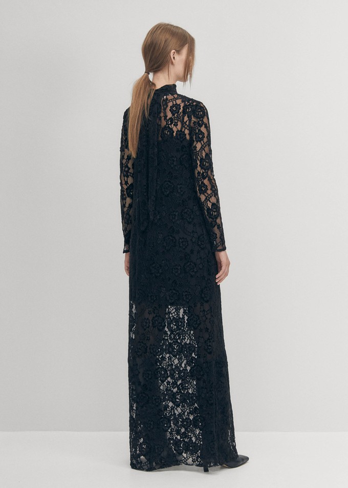 Tiban Lace Black Dress from Alohas