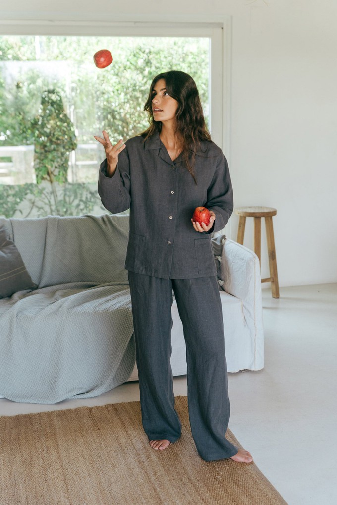 Long sleeve pyjama set Snooze from AmourLinen