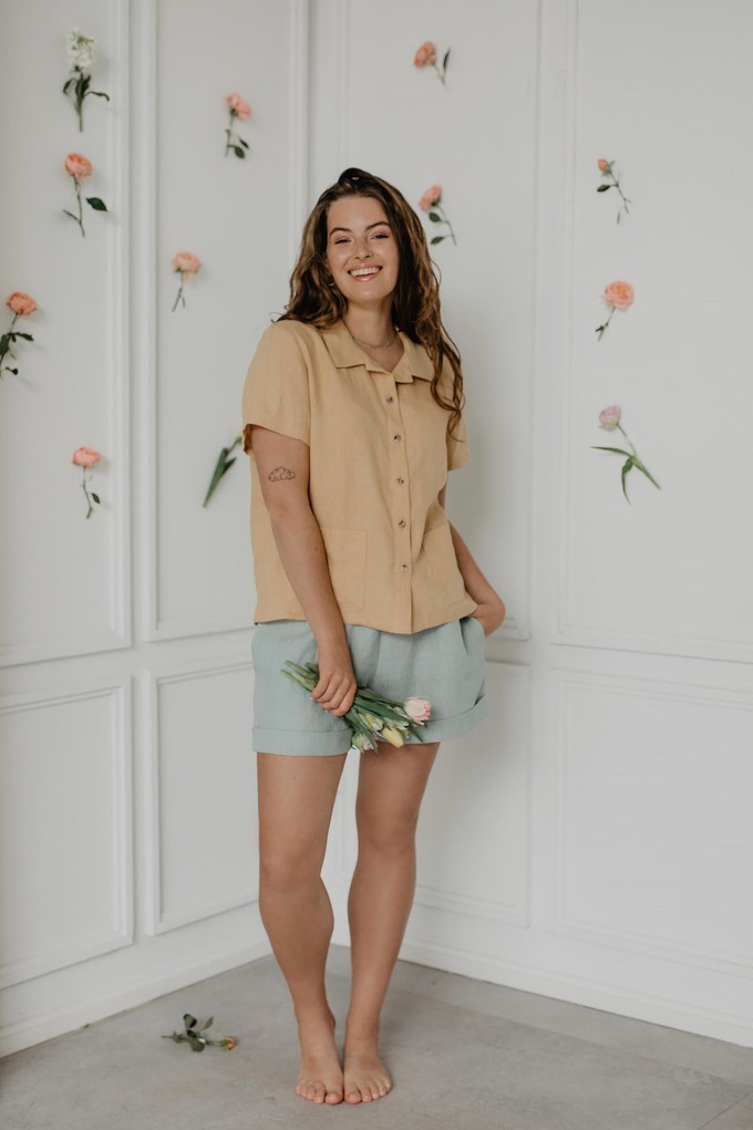 Linen shorts MIA from AmourLinen