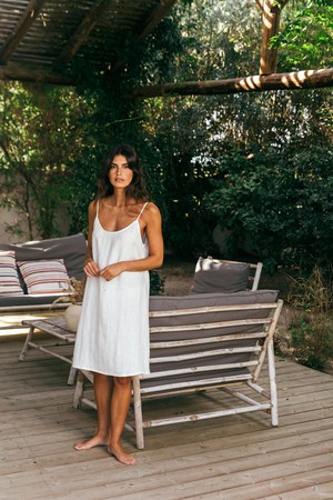 Night gown DREAMY in White from AmourLinen