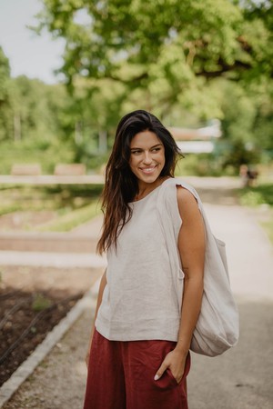 Linen tote bag from AmourLinen