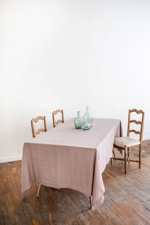 Linen tablecloth in Rosy Brown from AmourLinen