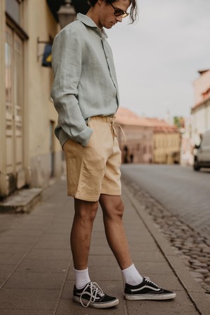 Linen shorts ARES from AmourLinen