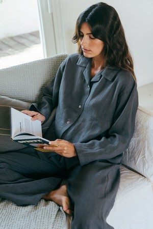 Long sleeve pyjama set Snooze from AmourLinen