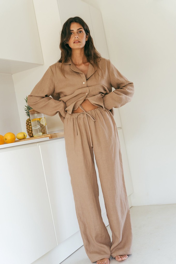 Long sleeve pyjama set Nightly from AmourLinen