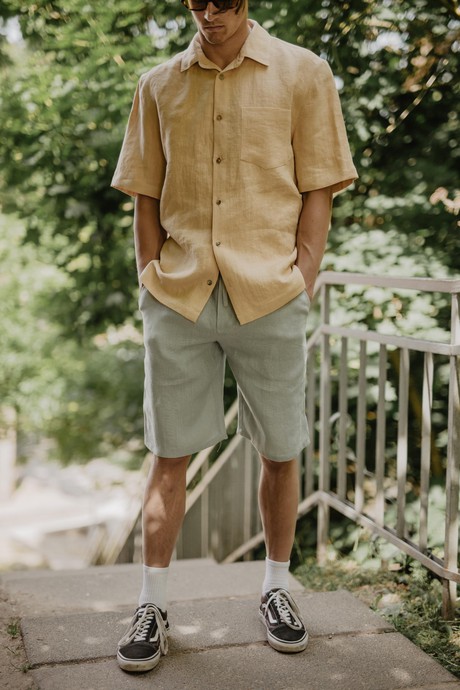 Oversized linen shirt MAGNUS from AmourLinen