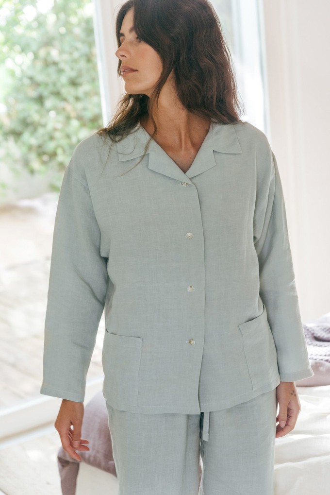 Long sleeve pyjama set Snooze from AmourLinen