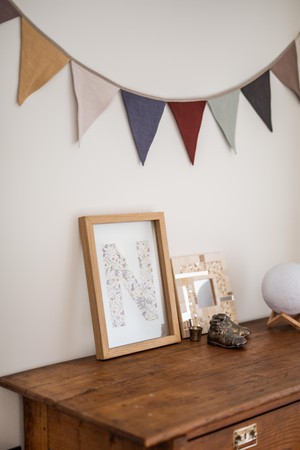 Linen baby bunting from AmourLinen