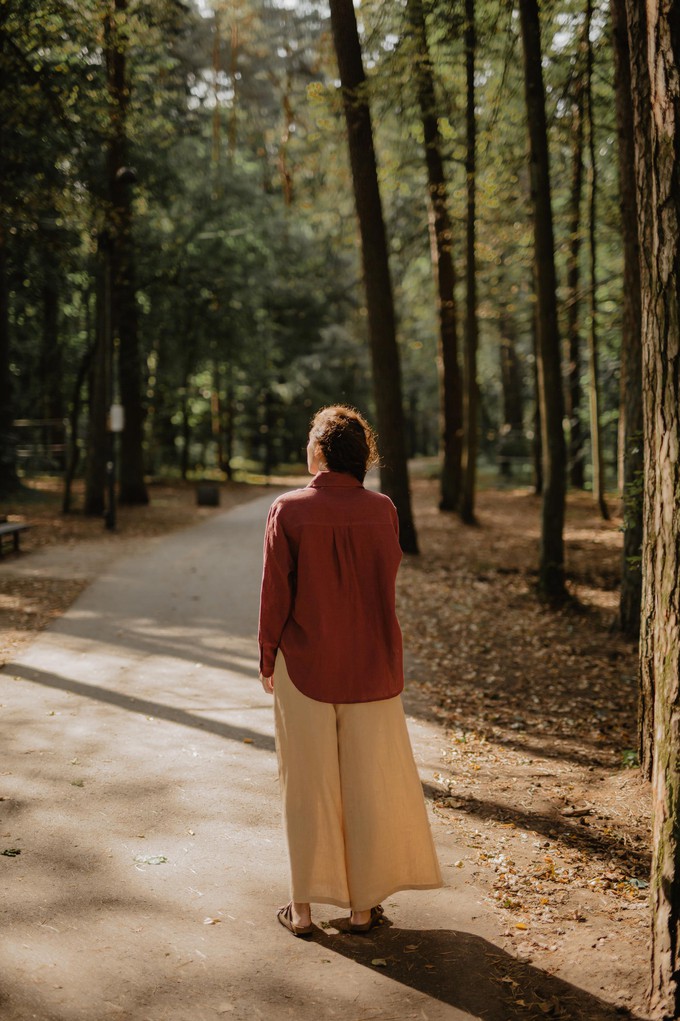 Odense casual linen shirt from AmourLinen